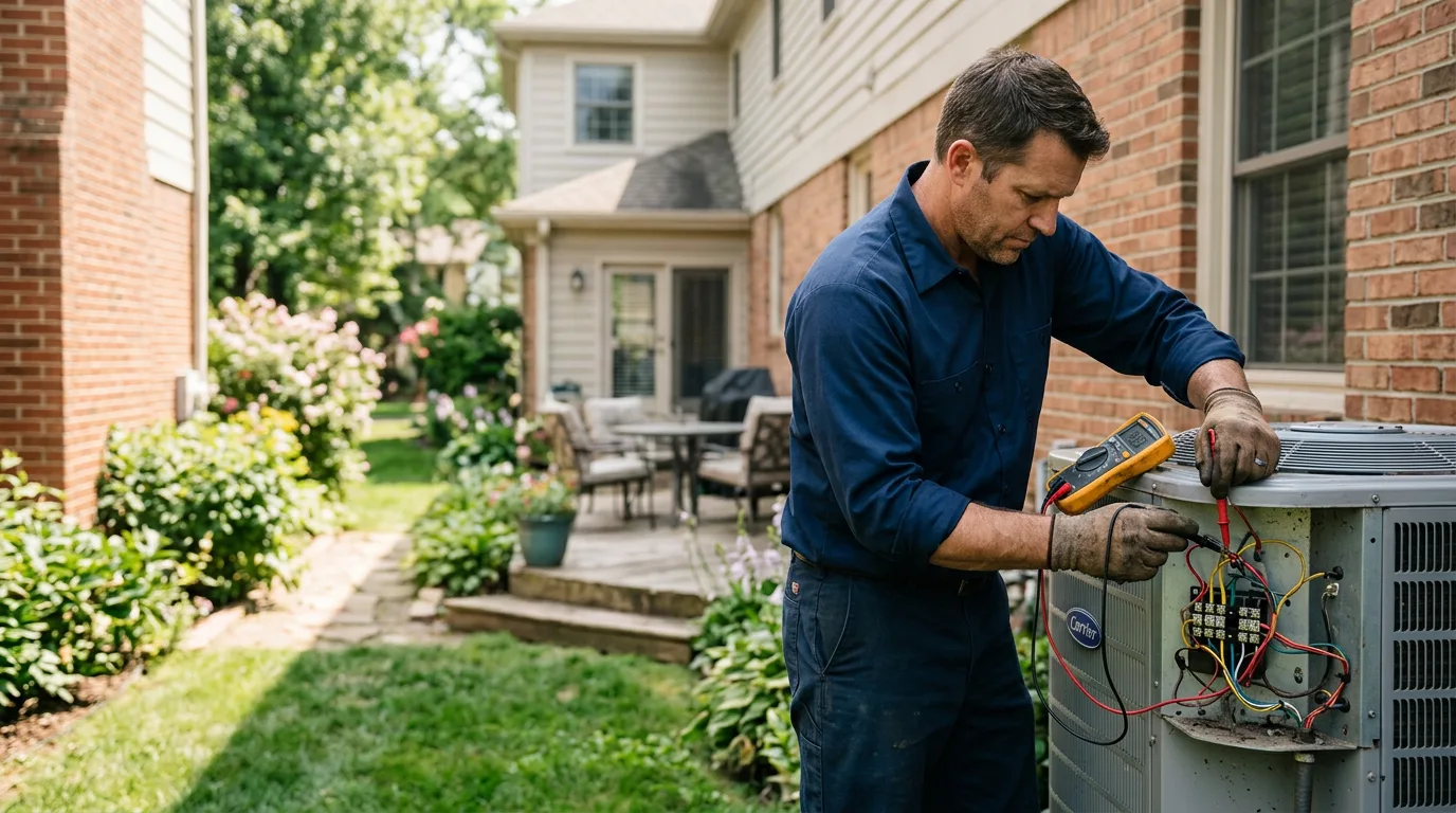 HVAC technician working near Snow Shoe, PA
